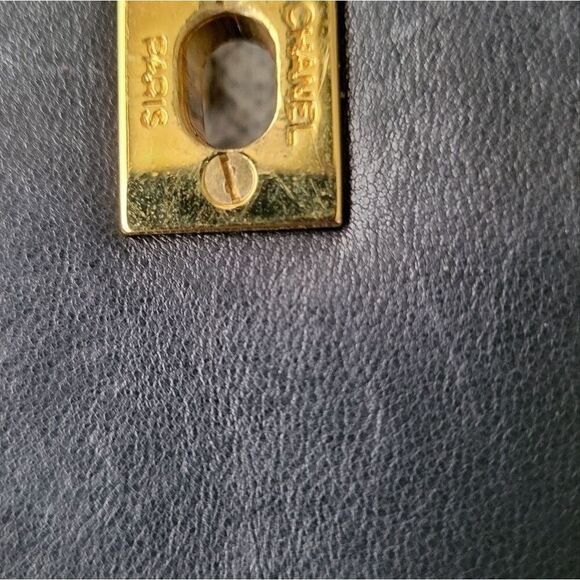 Authentic Vintage Chanel Large Bijou Strap Shoulder Camera CrossBody Bag Purse - Picture 8 of 16